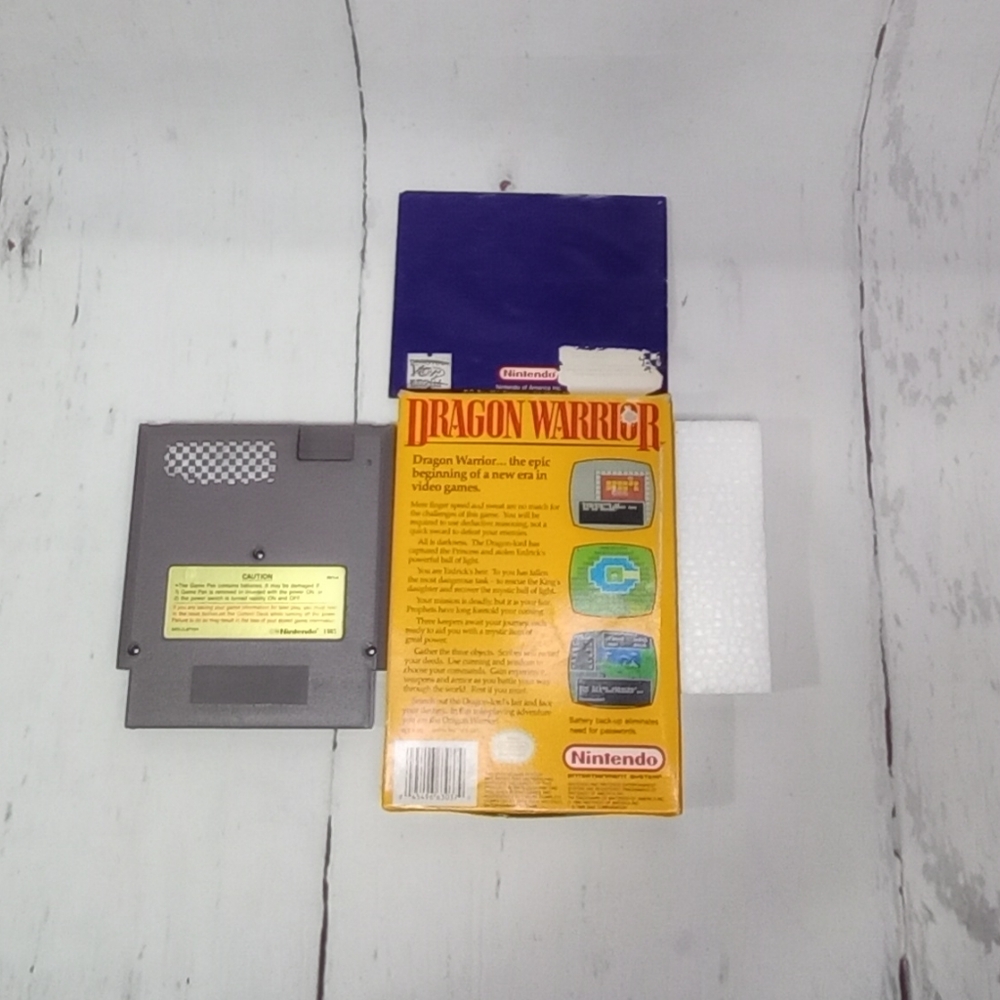 NES NINTENDO VINTAGE Dragon Warrior - Picture 2 of 3